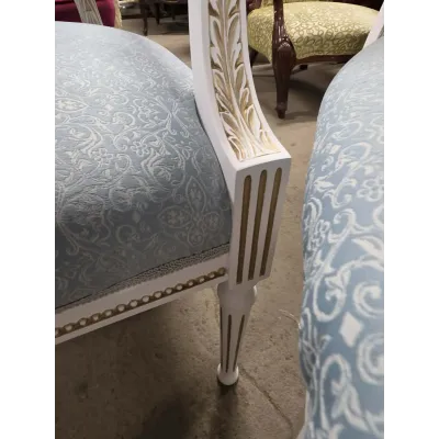 Pilnai atrestauruotas Louis XVI stiliaus svetainės komplektas