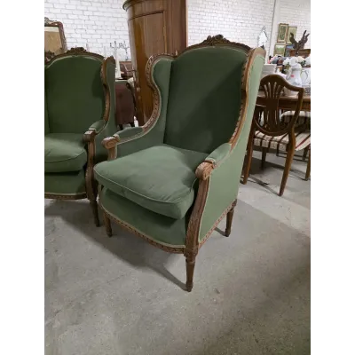 Elegantiški Louis XVI / Gustaviano stiliaus foteliai (kaina už porą)