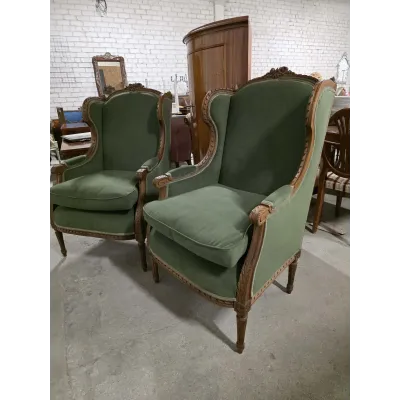 Elegantiški Louis XVI / Gustaviano stiliaus foteliai (kaina už porą)
