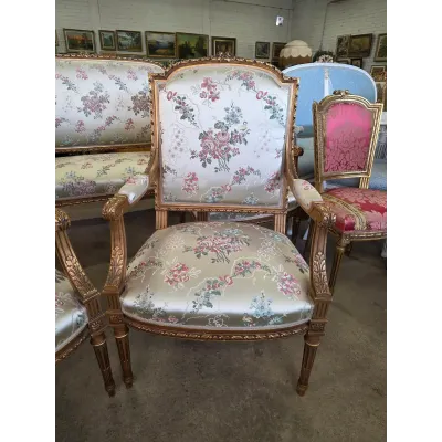 Išskirtinis LOUIS XVI stiliaus svetainės komplektas