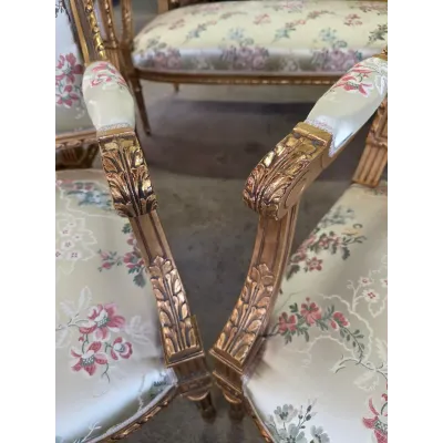 Išskirtinis LOUIS XVI stiliaus svetainės komplektas