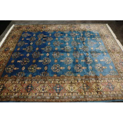Didžiulis rankų darbo Tabriz rašto kilimas  405 × 288 cm