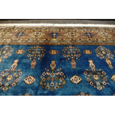 Didžiulis rankų darbo Tabriz rašto kilimas  405 × 288 cm