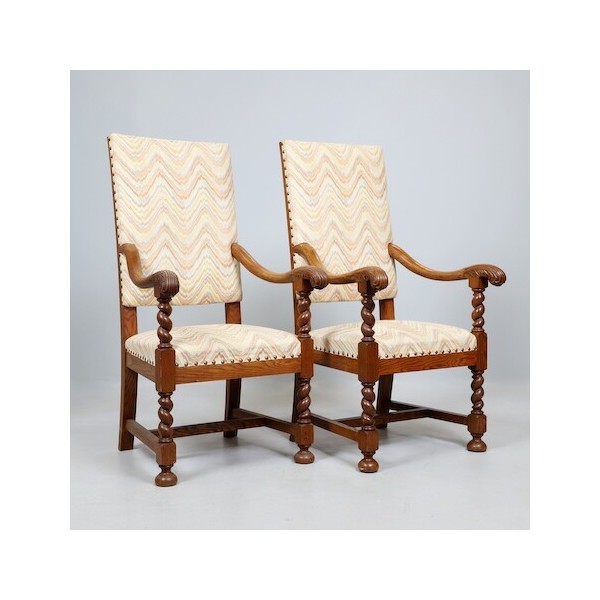 Baroque style armchairs