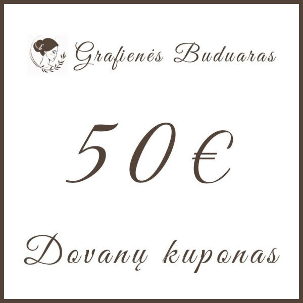 Dovanų kuponas - 50€ vertės