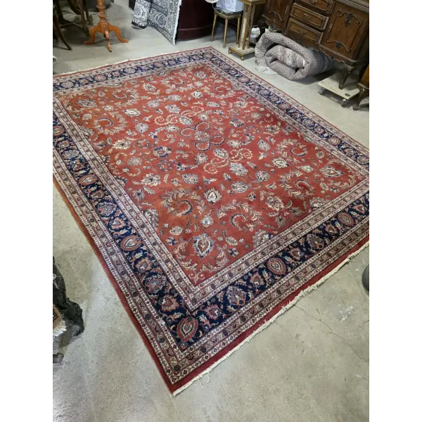 Didelis rankų darbo „Tabriz“ stiliaus kilimas 307 × 250 cm