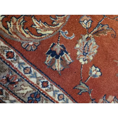 Didelis rankų darbo „Tabriz“ stiliaus kilimas 307 × 250 cm