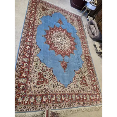 Išskirtinio grožio rankų darbo rytietiškas kilimas 330 × 210 cm