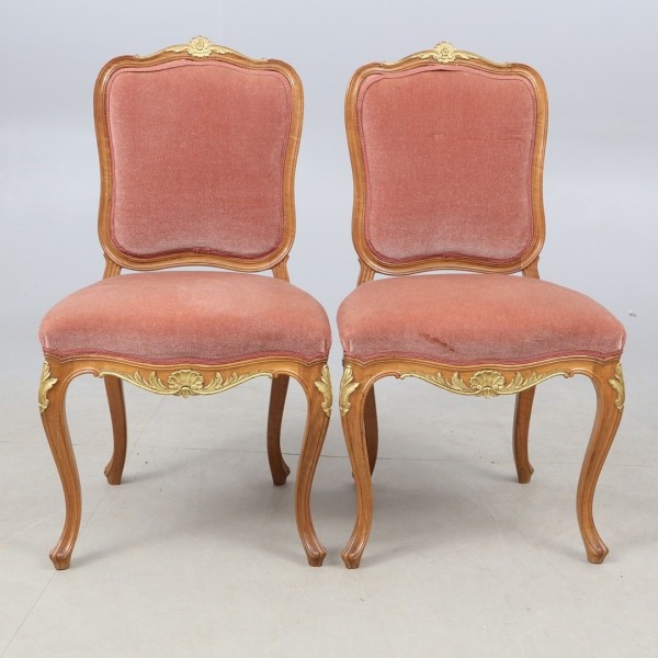 Rococo style chairs