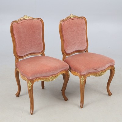 Rococo style chairs