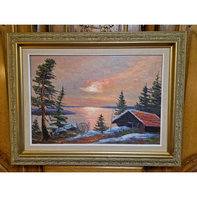 Painting "Hut in the Forest"