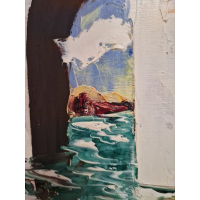 Painting "Bridge over the river"