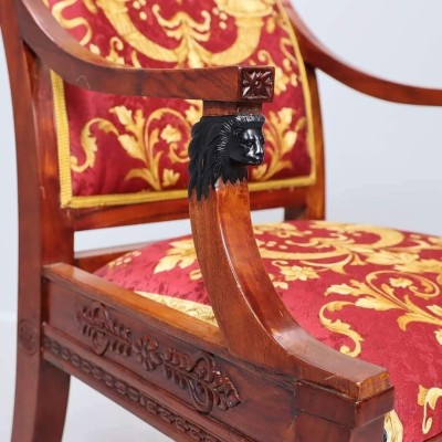 Empire style armchairs