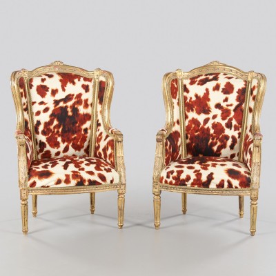 LOUIS XVI style Bergeres