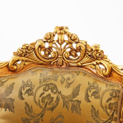 Rococo style armchairs