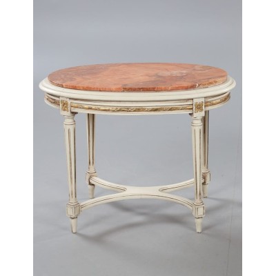 LOUIS XVI style table with marble top