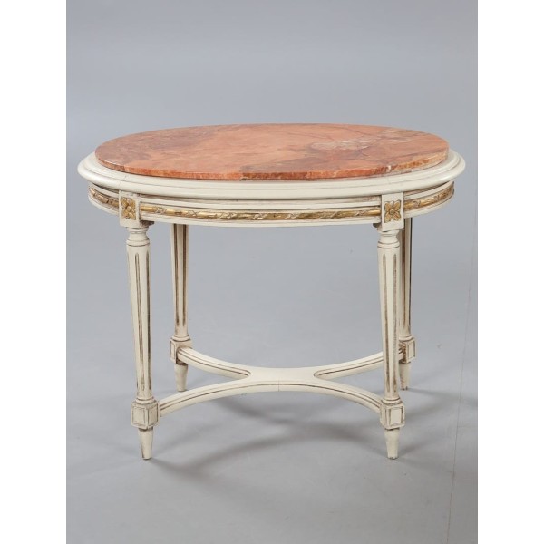 LOUIS XVI style table with marble top