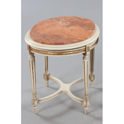 LOUIS XVI style table with marble top