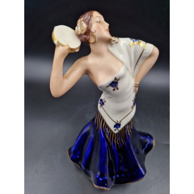 Collectible Royal Dux porcelain statuette