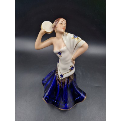 Collectible Royal Dux porcelain statuette