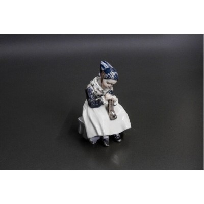 Royal Copenhagen Amager Girl collectible figurine