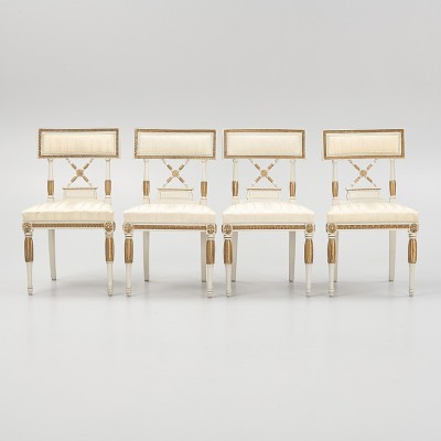 Luxurious Late Gustavian living room set