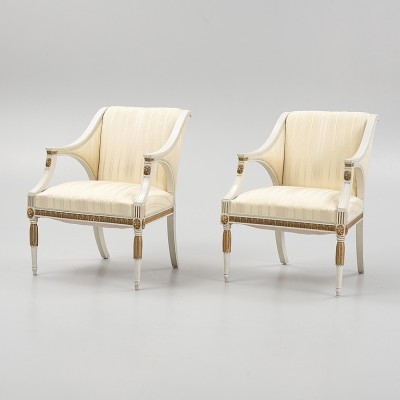Luxurious Late Gustavian living room set