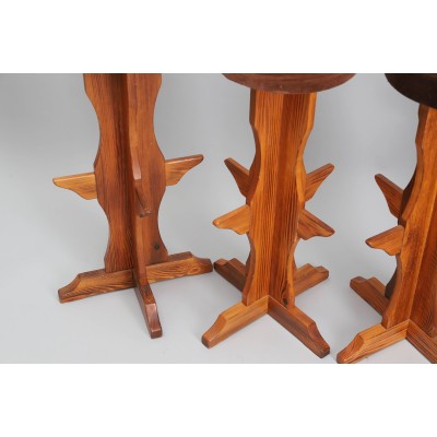 Wooden bar stools