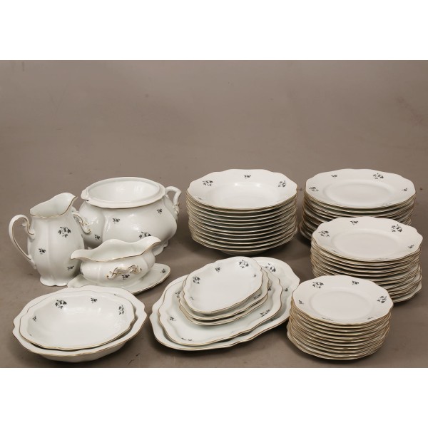 57-piece Czechoslovakian dinner service