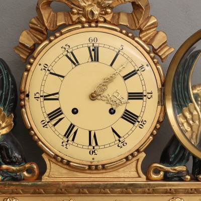 Empire style clock