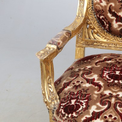 Art Nouveau stiliaus foteliai