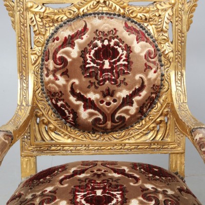 Art Nouveau style armchairs