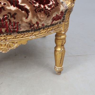 Art Nouveau style armchairs